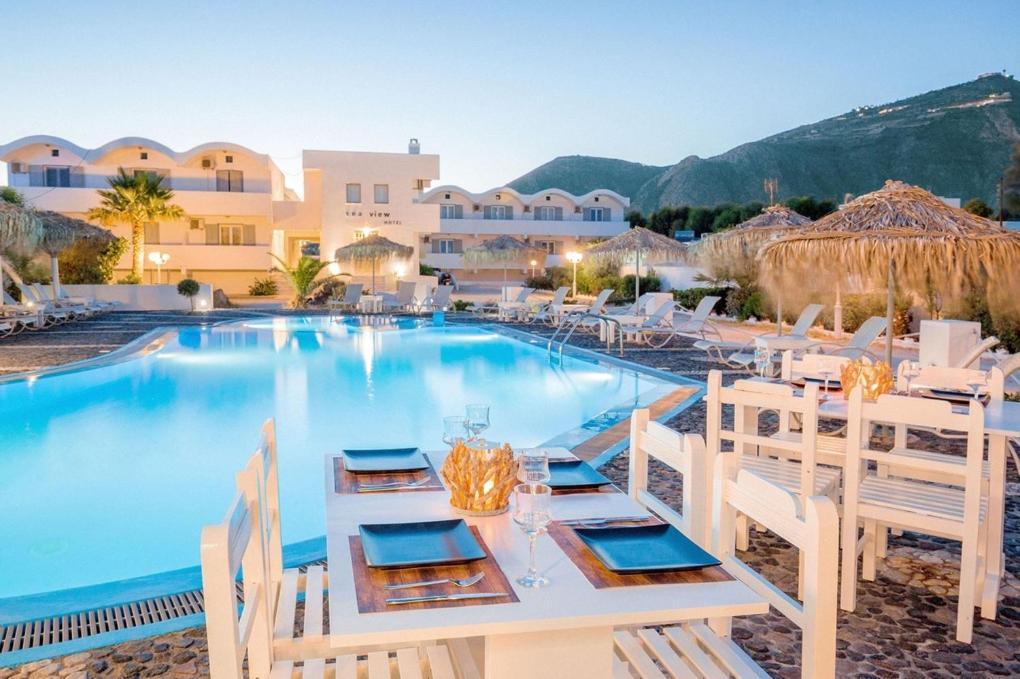 Sea View Beach Hotel (Adults Only) Періволос Екстер'єр фото